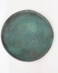 【Etsuji Noguchi】green-blue flat plate