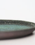 【Etsuji Noguchi】green-blue flat plate