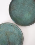 【Etsuji Noguchi】green-blue flat plate