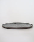 【Etsuji Noguchi】grayish black 6sun flat bowl