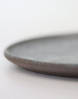【Etsuji Noguchi】grayish black 6sun flat bowl