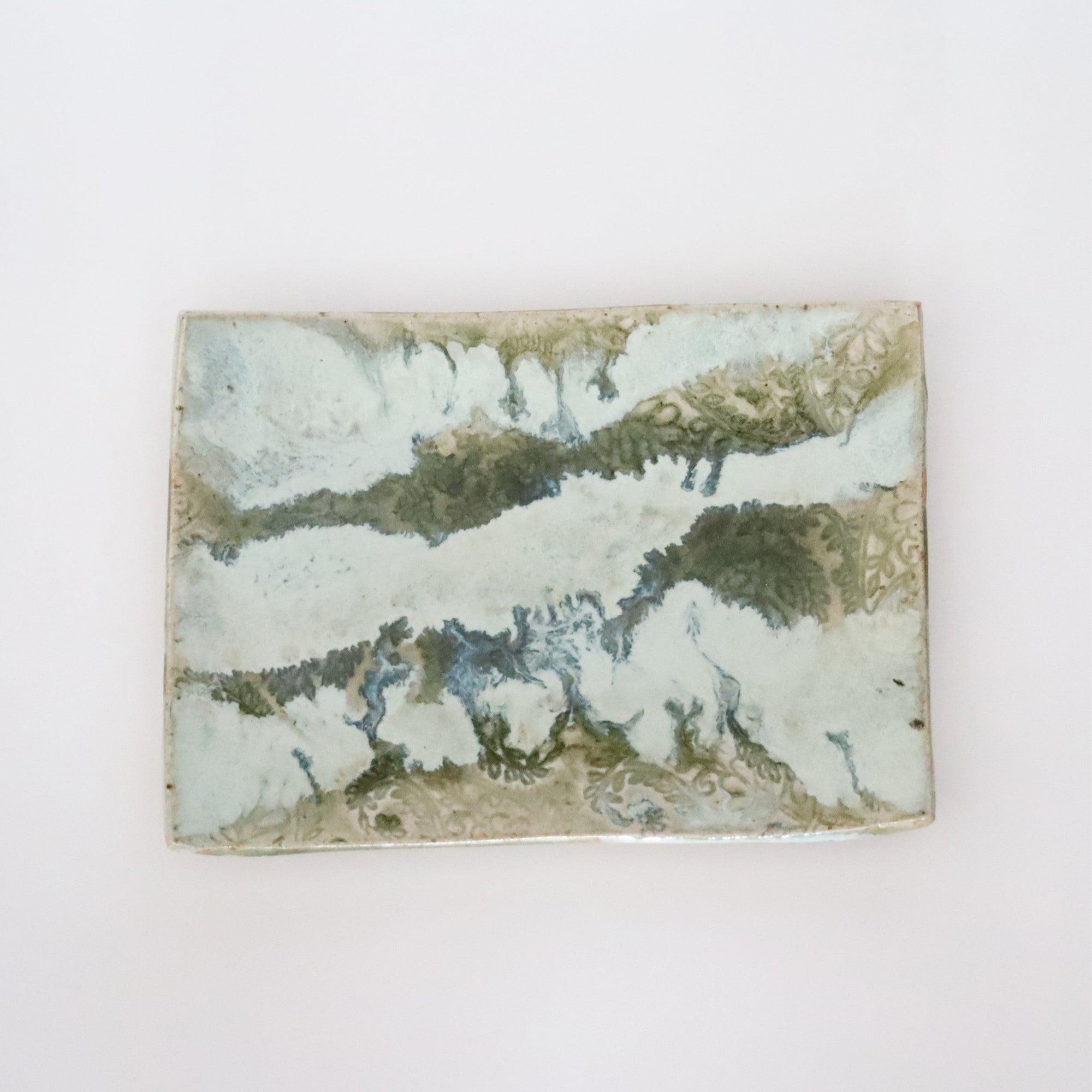 【冈本修一】朝鲜唐津佩斯里文陶板