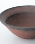 【Eiichi Shibuya】地ノ器 edged bowl small verdigris blue