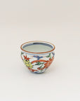Colored flower arabesque jars