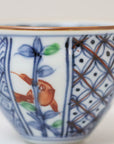 Dyed nishikiwari pattern pots