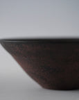 【Eiichi Shibuya】地ノ器 edged bowl small verdigris blue