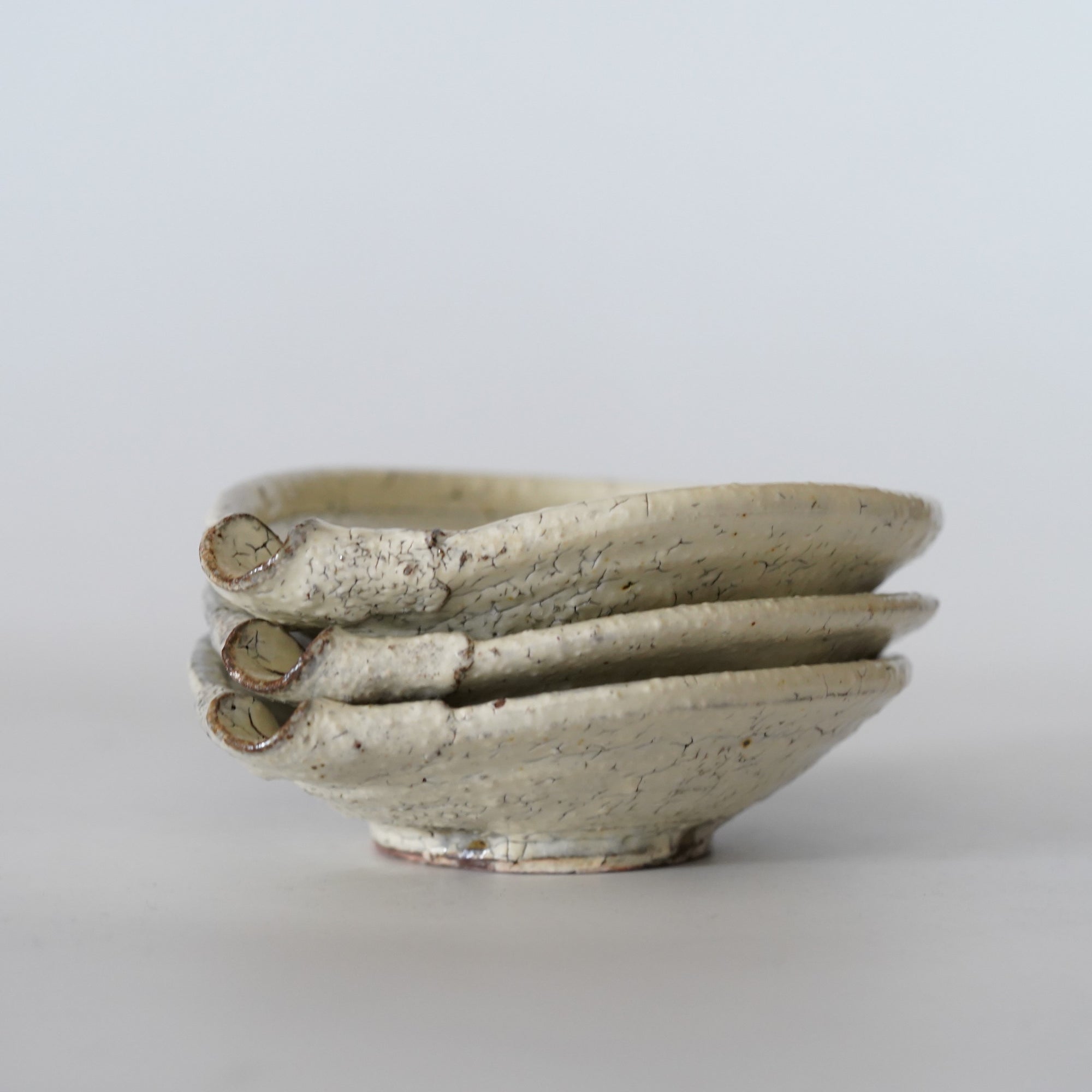 【工藤和彦】黄粉引平片口小钵