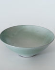 【Etsuji Noguchi】green and white glazed 6sun bowl