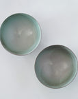 【Etsuji Noguchi】green and white glazed 6sun bowl