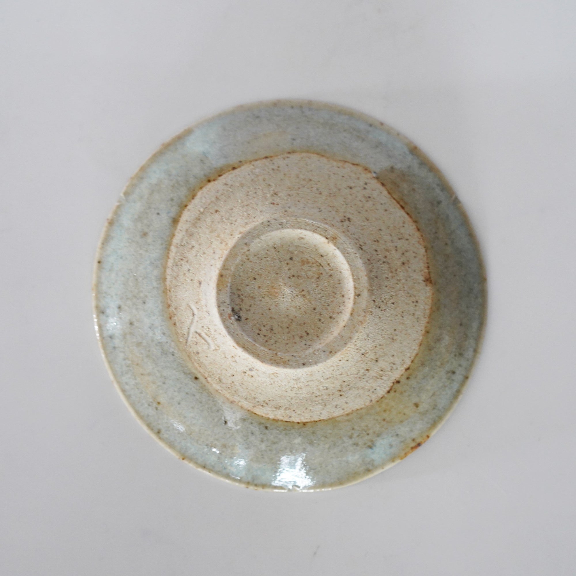 【Rui Mitoh】Ao-Karatsu porcelain plate