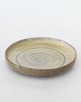 【Rui Mitoh】Ao-Karatsu round flower-shaped small plate
