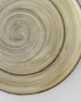 【Rui Mitoh】Ao-Karatsu round flower-shaped small plate