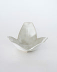 【Rui Mitoh】Ao-Karatsu round flower-shaped small plate