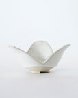 【Rui Mitoh】Ao-Karatsu round flower-shaped small plate