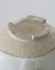 【Rui Mitoh】Ao-Karatsu round flower-shaped small plate