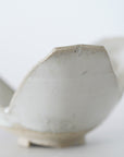 【Rui Mitoh】Ao-Karatsu round flower-shaped small plate