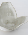 【Rui Mitoh】Ao-Karatsu round flower-shaped small plate
