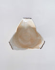 【Rui Mitoh】Ao-Karatsu round flower-shaped small plate