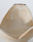 【Rui Mitoh】Ao-Karatsu round flower-shaped small plate