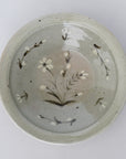 【Shuichi Okamoto】Korean-Garatsu paisley design pottery plate