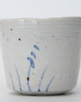 【Sakurei Okamoto】white porcelain sake cup