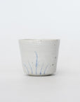 【Sakurei Okamoto】white porcelain sake cup
