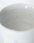 【Sakurei Okamoto】white porcelain sake cup