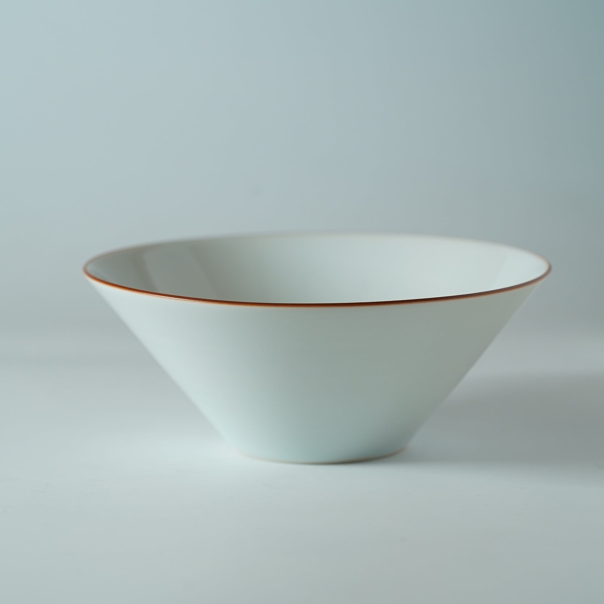 【河合正光】白磁小鉢(口紅)