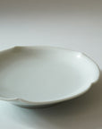 【Masamitsu Kawai】white porcelain round flower shaped small bowl
