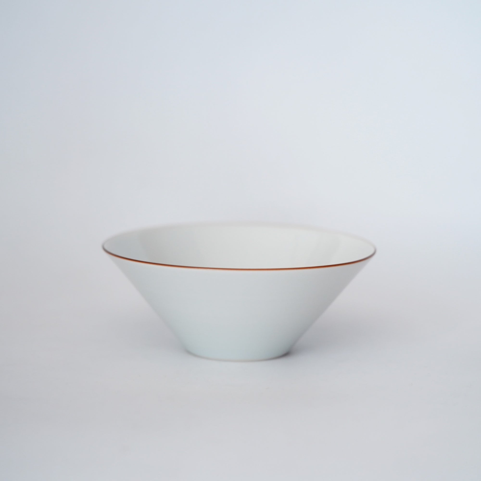 【河合正光】白磁小鉢(口紅)