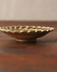 【Shuichi Okamoto】Ao-Karatsu flower designed small plate