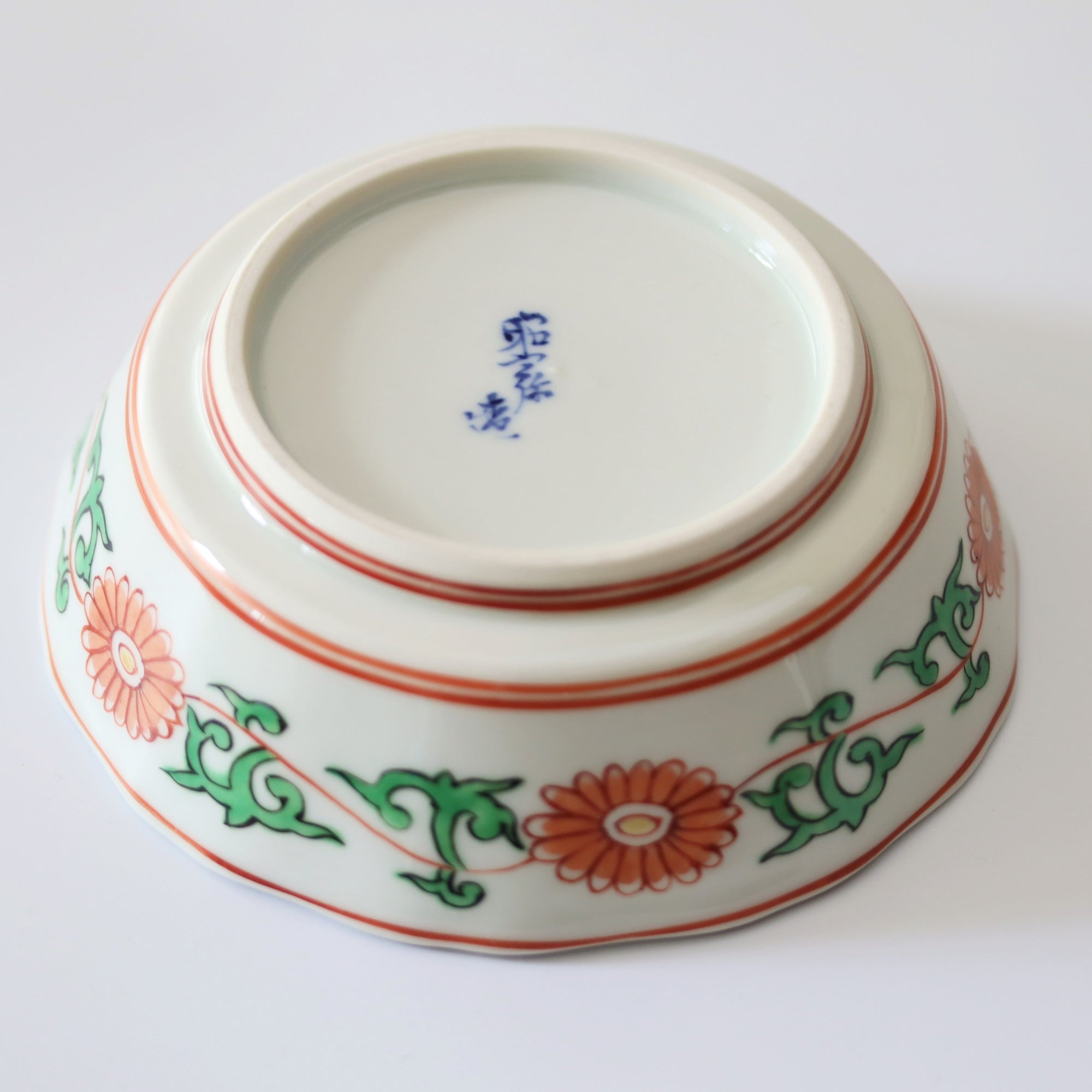 colored circle patterned round flower-shaped Mukou-zuke