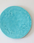 【荒木漢一】トルコ青高台皿