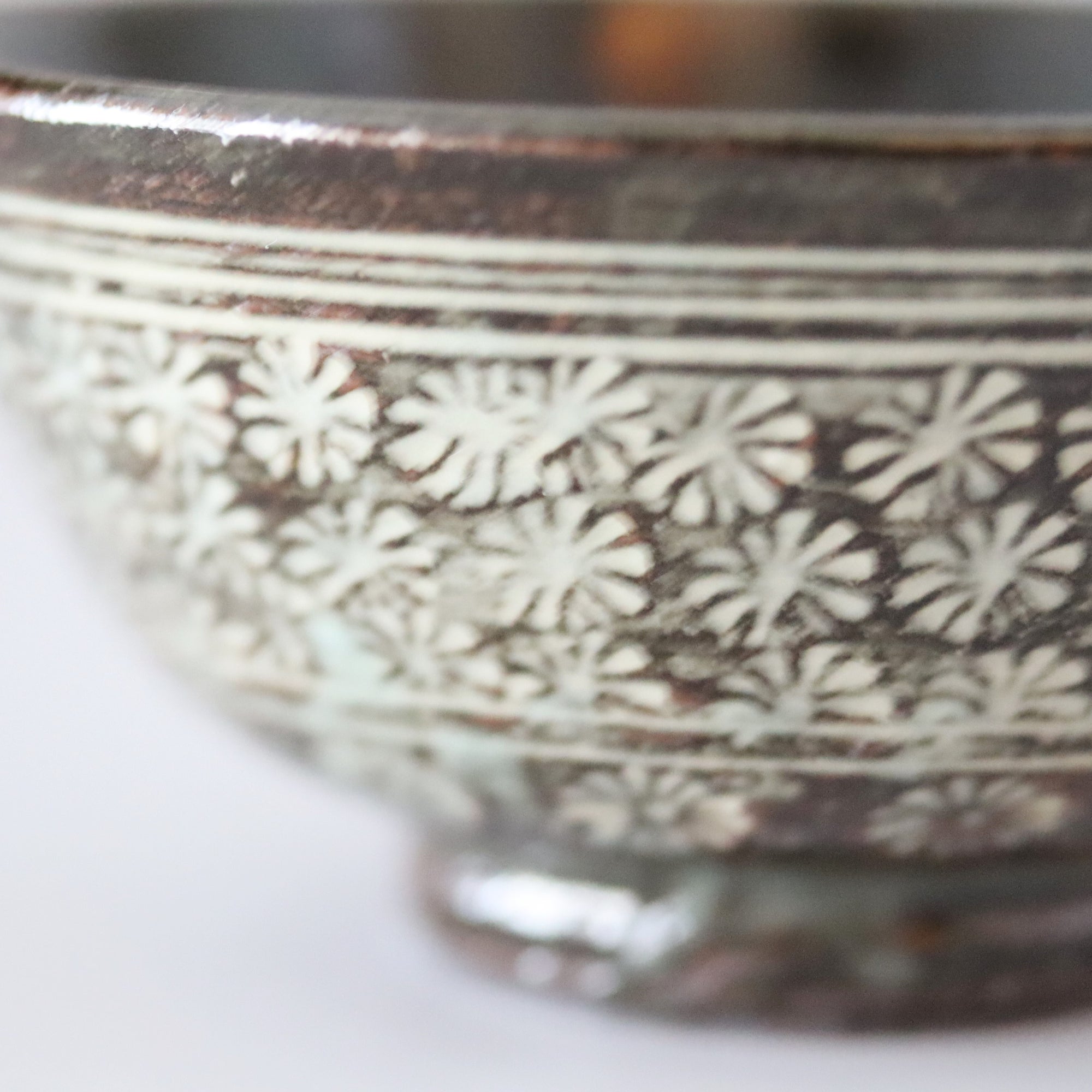 balck Mishima rice bowl