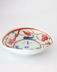water plants and fish painted oval 5sun plate