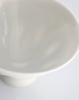 【河合正光】白磁そぎ茶碗