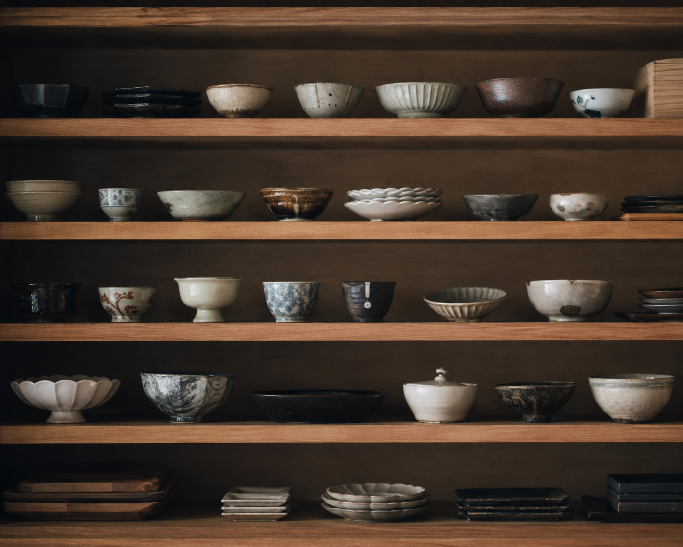 器の収納術 ｜ 増えていく作家ものを美しくしまう