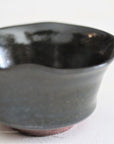 [Masataka Togawa] Black Karatsu small bowl