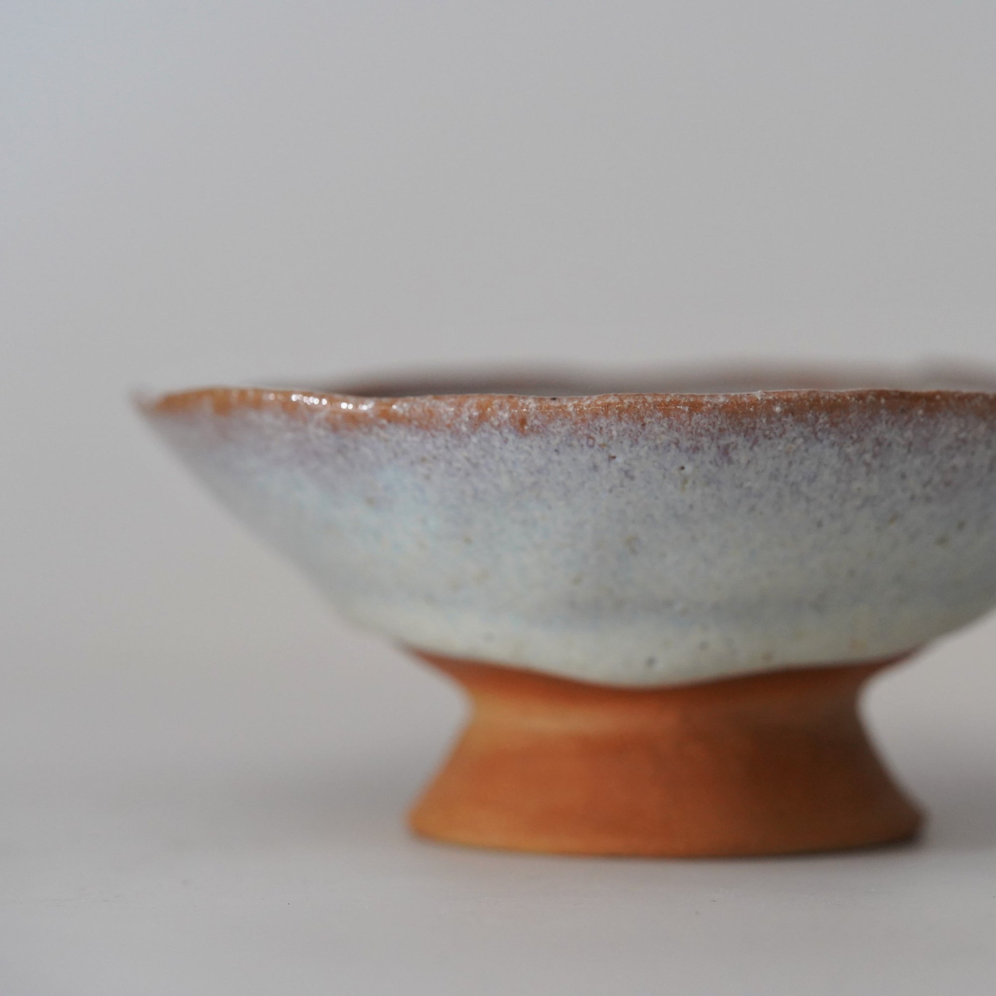 【Taeko Kajihara】ship shaped bowl with foot