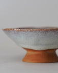 【Taeko Kajihara】ship shaped bowl with foot