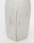 [Etsushi Noguchi] White ceramic square bottle