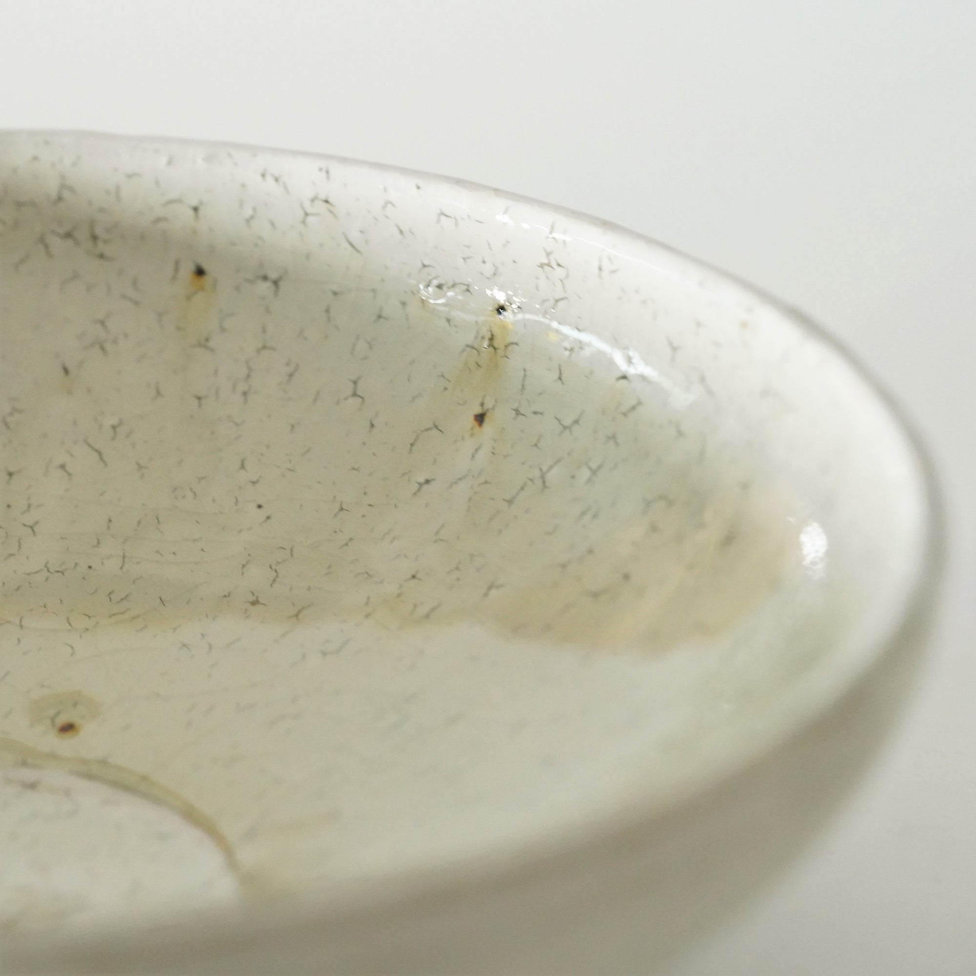 【Tomohiro Suzuki】Glass glazed 5.5sun deep plate