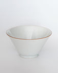 【Masamitsu Kawai】white porcelain large bowl