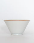 【Masamitsu Kawai】white porcelain large bowl