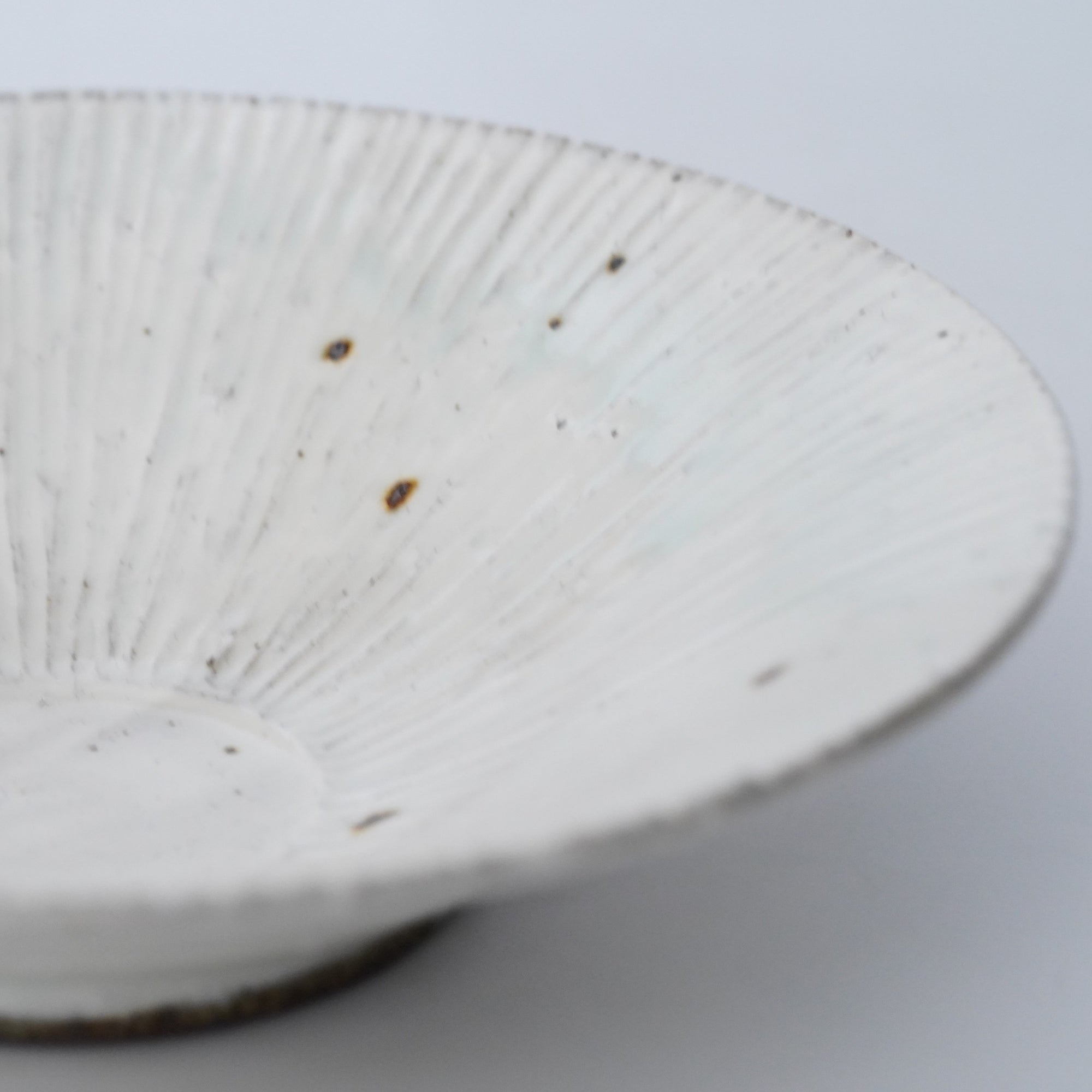 【Tomohiro Suzuki】Kohiki Shinogi 7sun shallow bowl