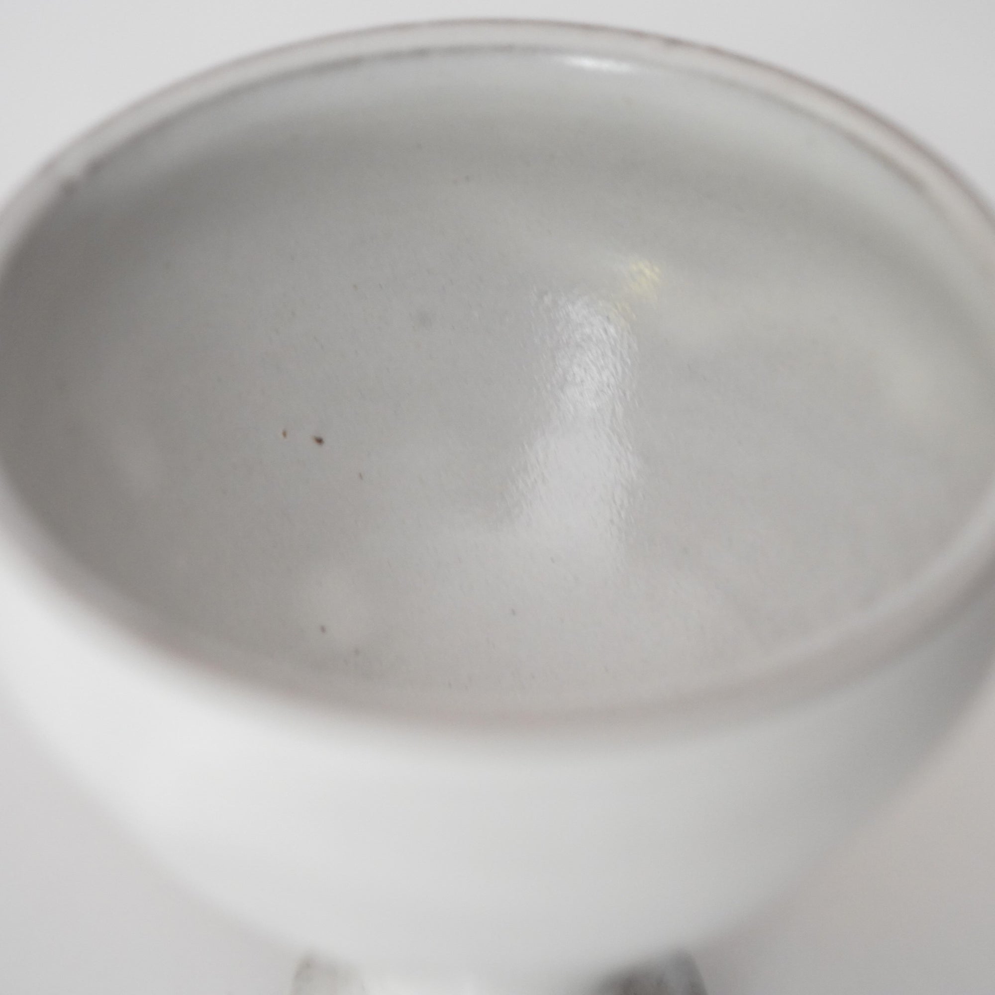 [Etsushi Noguchi] White glaze goblet