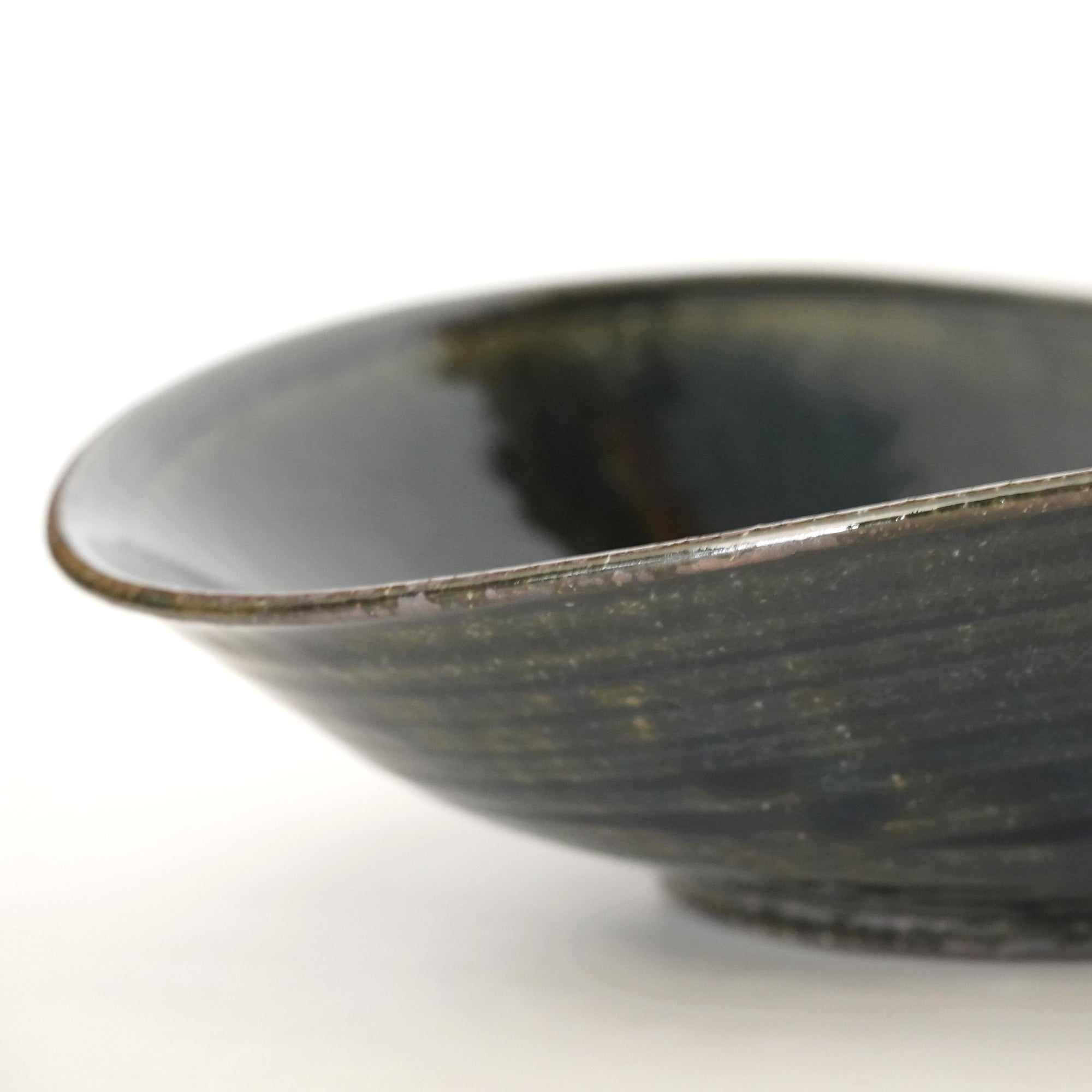 [Yamamoto Taizo] Dark blue 8-inch flexible bowl