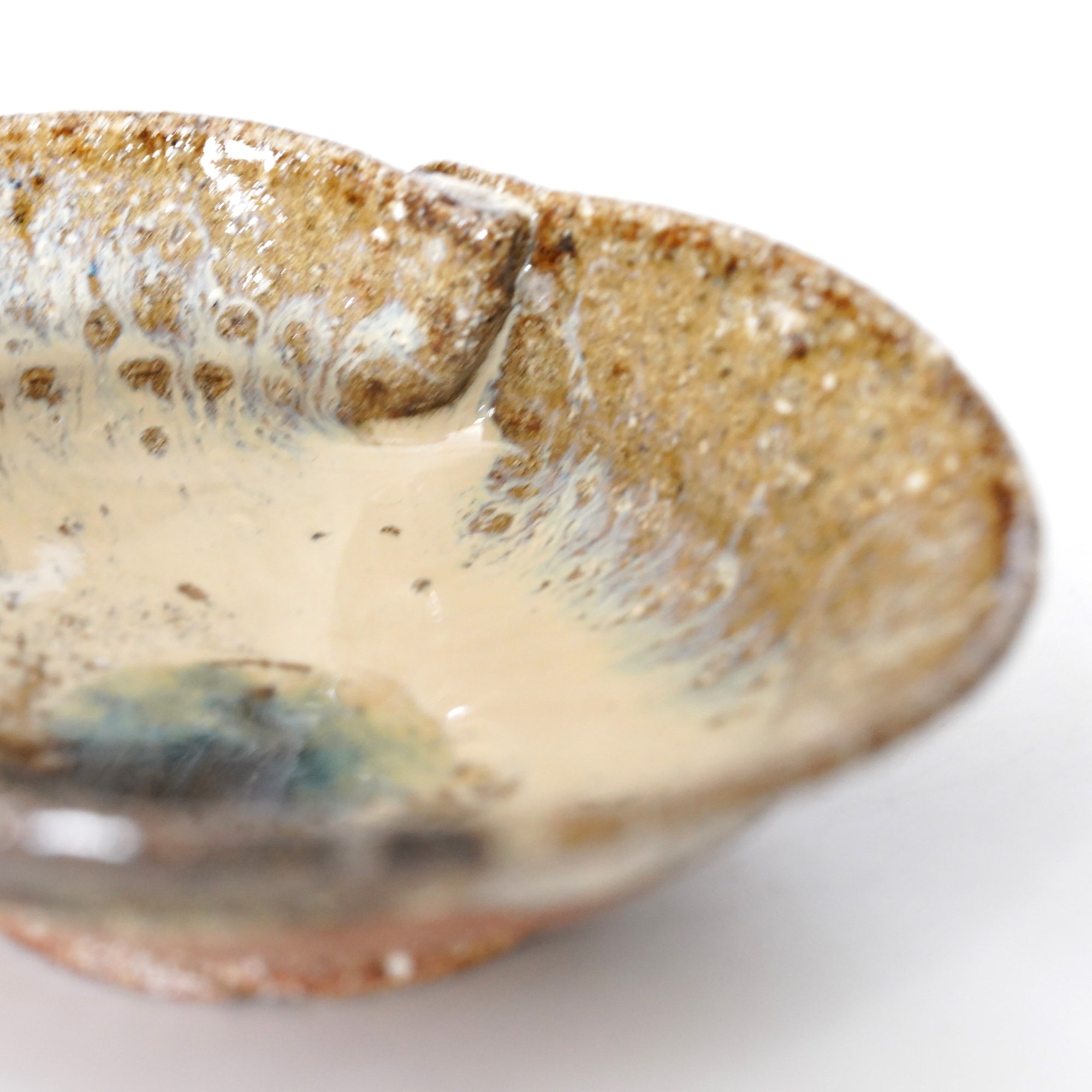 【藤ノ木陽太郎】朝鮮唐津蛤形小皿