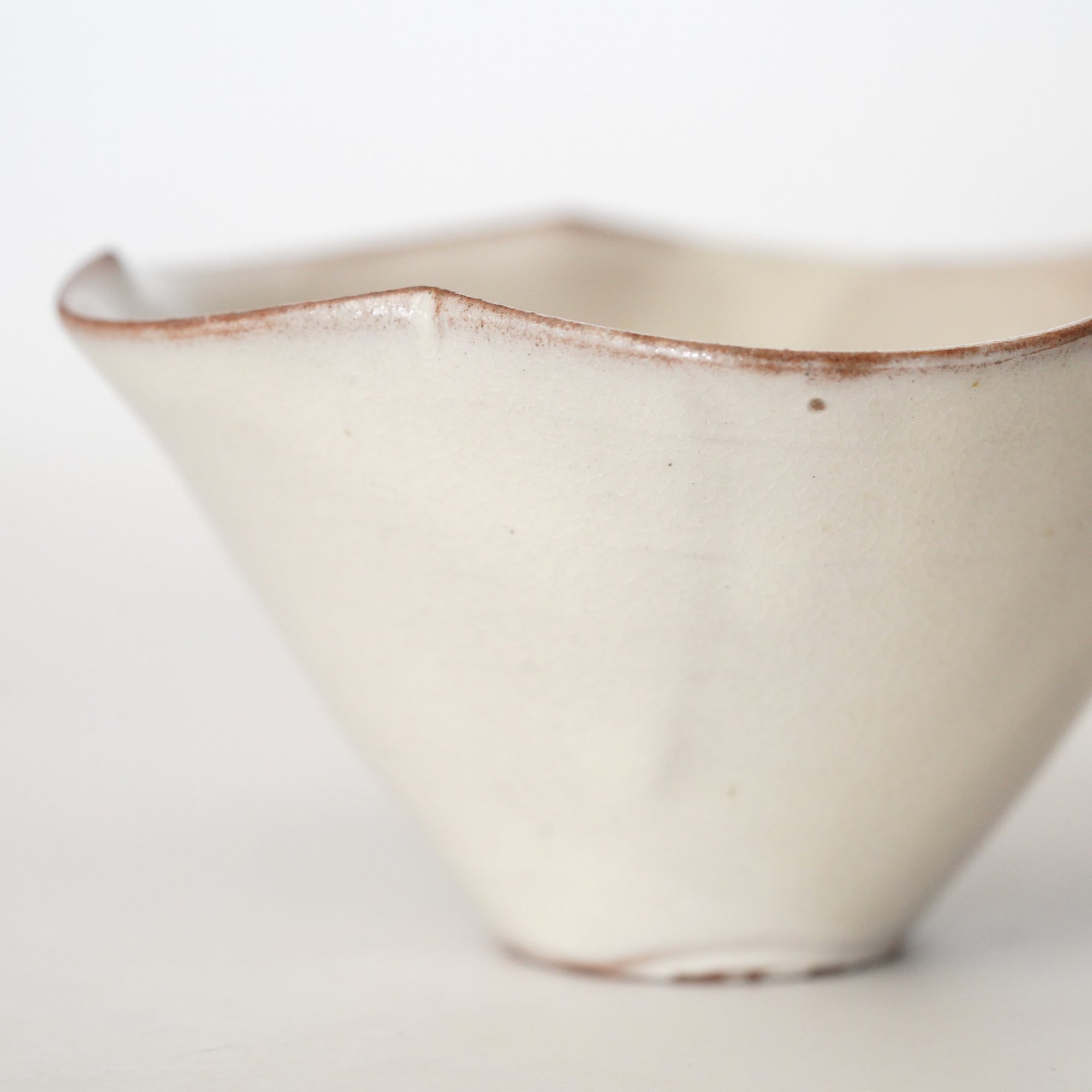 【Fuminari Araga】Kohiki round flower shaped small bowl