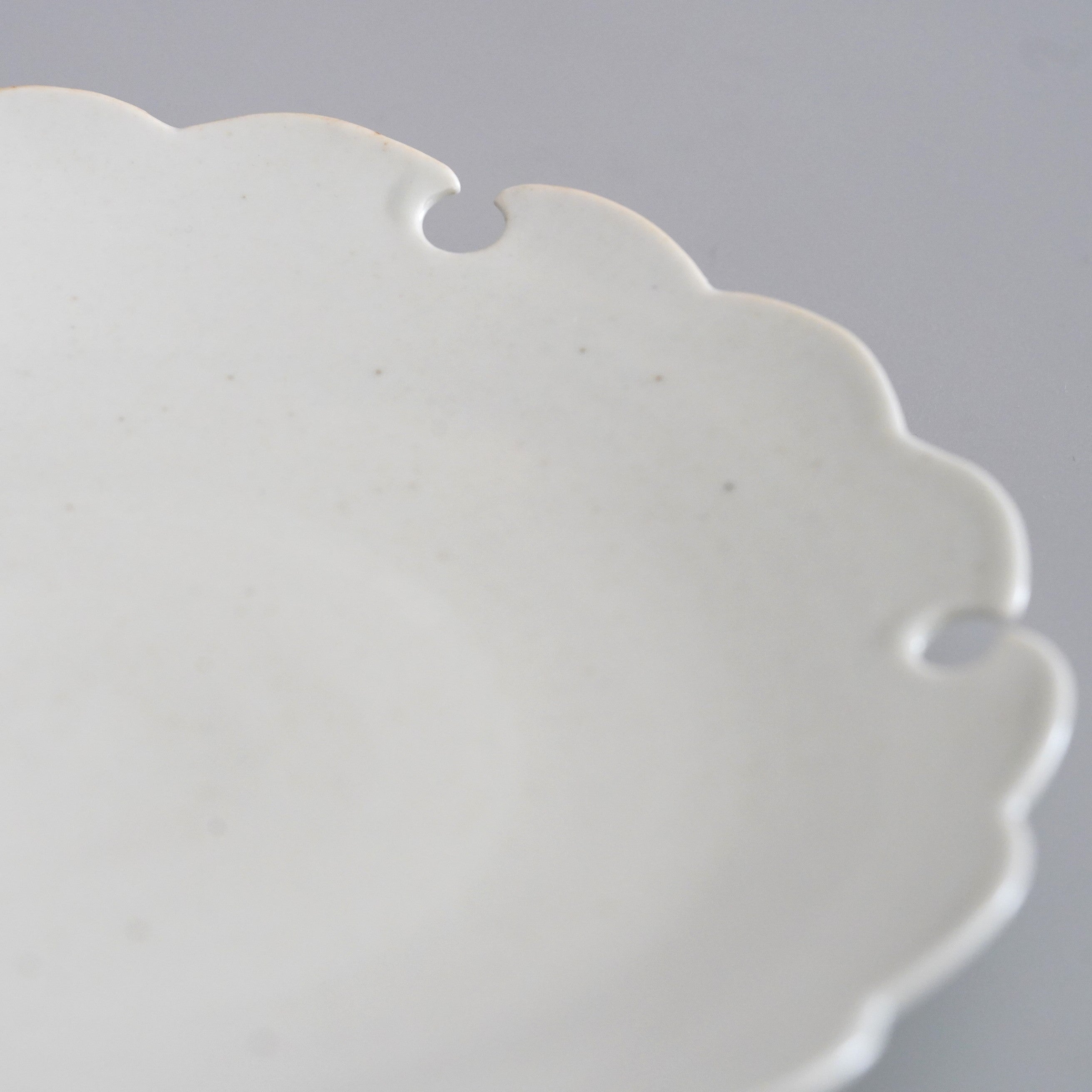 幾田晴子】白瓷雪輪6寸皿 – うつわ御結